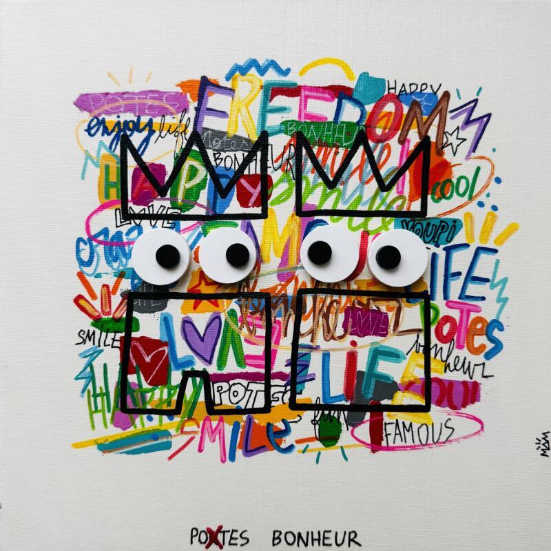 Painting POTES D’AMOUR by Mam | Painting Pop-art Acrylic