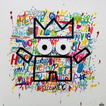 Peinture GRAFF POTE par Mam | Tableau Pop-art Acrylique