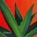 Painting ALOE by Clavaud Morgane | Painting Realism Landscapes Nature Still-life Acrylic