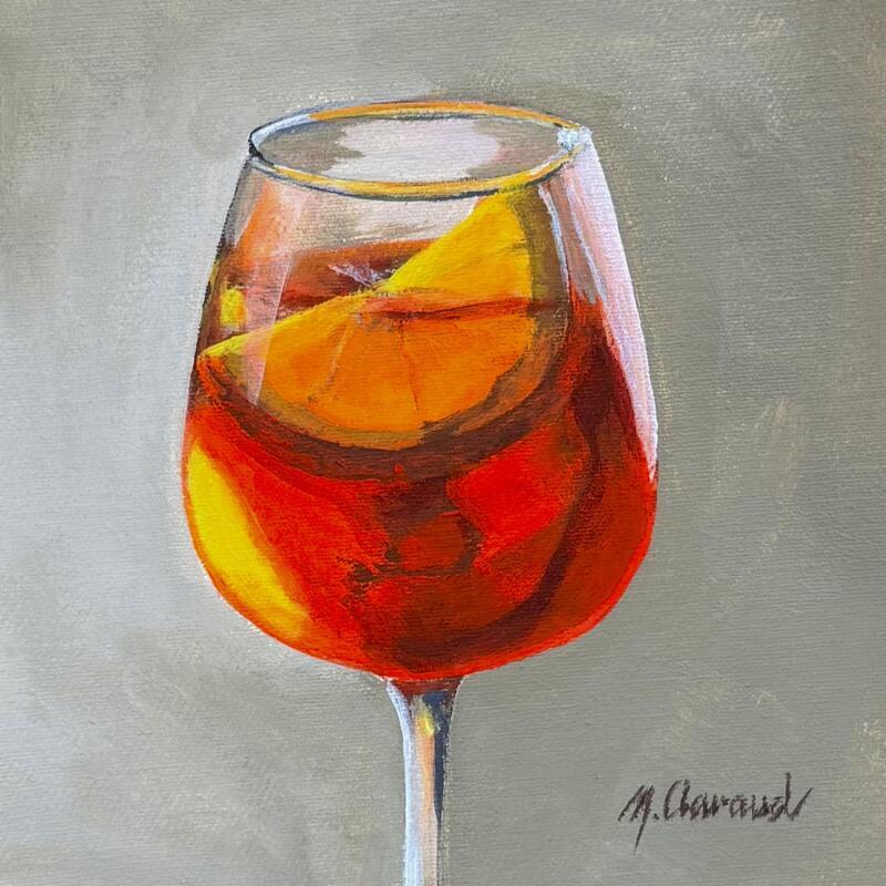 Painting SPRITZED LIGHT by Clavaud Morgane | Painting Figurative Acrylic