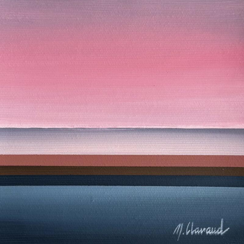 Painting CALM by Clavaud Morgane | Painting Figurative Landscapes Marine Minimalist Acrylic