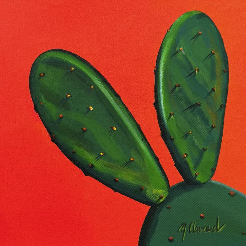 Gemälde SPINY GREEN von Clavaud Morgane | Gemälde Figurativ Acryl