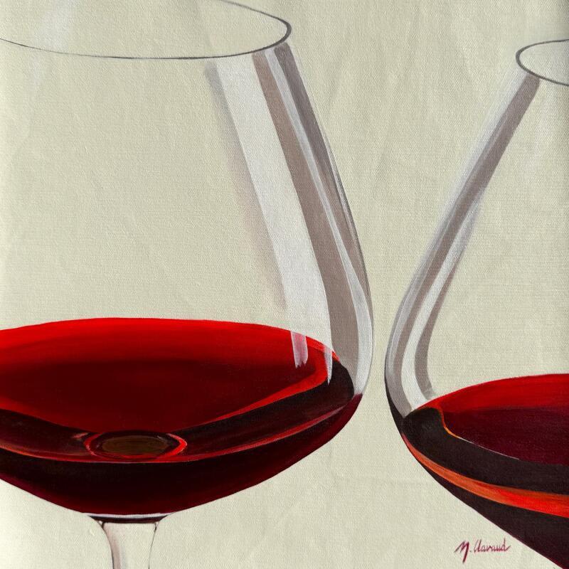 Gemälde RED REFLECTIONS von Clavaud Morgane | Gemälde Figurativ Acryl