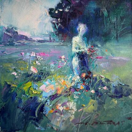 Painting F2 Morning Visit 10016-17018-20250715-15 by Petras Ivica | Painting Impressionism Oil Landscapes, Pop icons