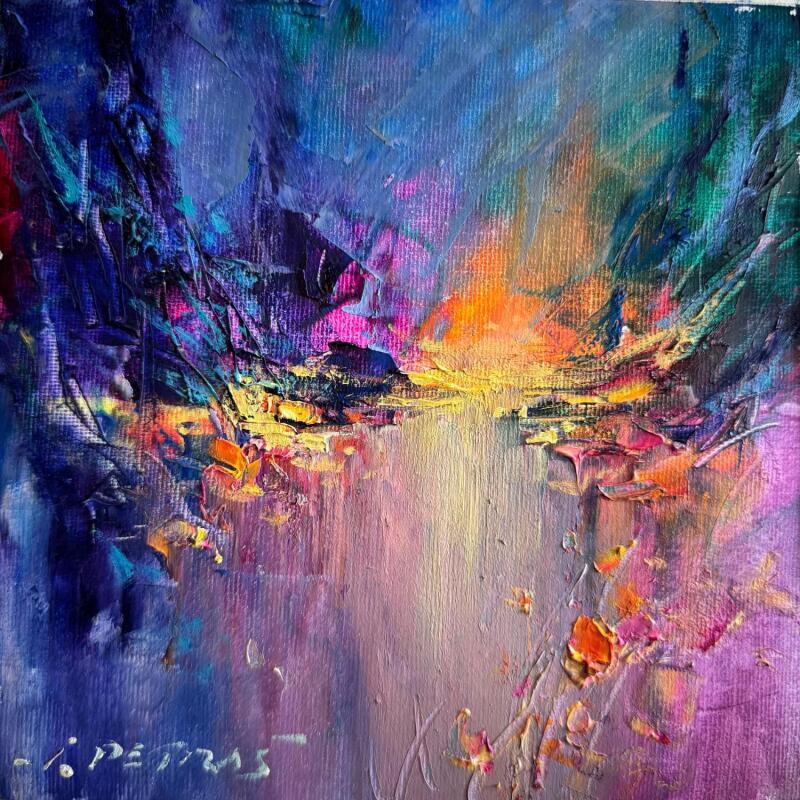 Painting F2 Lake Source 10016-17018-20250715-16 by Petras Ivica | Painting Impressionism Landscapes Oil