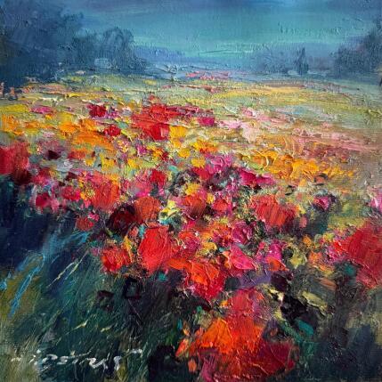 Painting F3 Meadows Secret 10016-17018-20250715-22 by Petras Ivica | Painting Impressionism Oil Landscapes