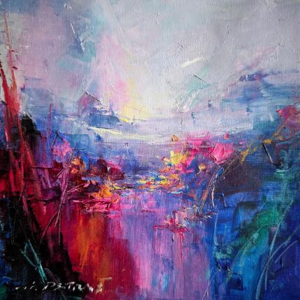 Painting F3 Morning Reflection 10016-17018-20250715-23 by Petras Ivica | Painting Impressionism Oil Landscapes