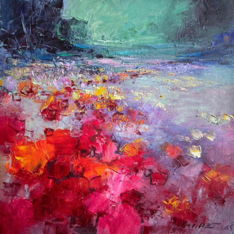 Painting F4 Poppies Play 10016-17018-20250715-34 by Petras Ivica | Painting Impressionism Landscapes Oil