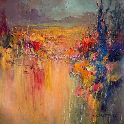 Painting Nostalgia by Petras Ivica | Painting Figurative Oil Landscapes