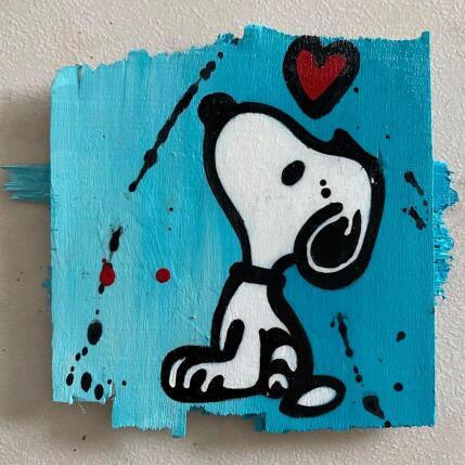 Gemälde F1  LOVE von Marie G.  | Gemälde Pop-Art Acryl, Holz Pop-Ikonen