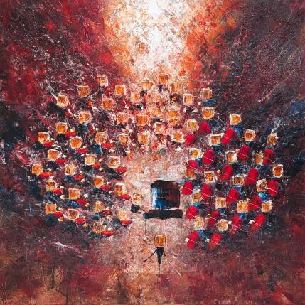 Peinture Concert rouge flamboyant par Reymond Pierre | Tableau Figuratif Huile