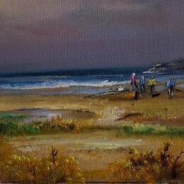 Peinture Color de mar par Cabello Ruiz Jose | Tableau Figuratif Huile