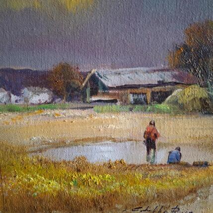 Peinture  Granero par Cabello Ruiz Jose | Tableau Figuratif Huile