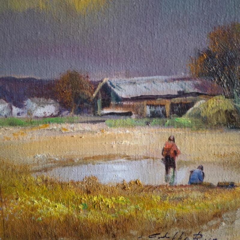 Pintura  Granero por Cabello Ruiz Jose | Pintura Figurativo Aceite