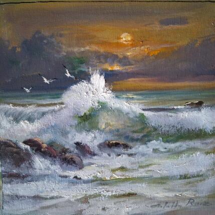 Painting   Remanso by Cabello Ruiz Jose | Painting Figurative Oil