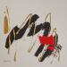 Painting Calligraphy by Gaultier Dominique | Painting Subject matter Minimalist Acrylic