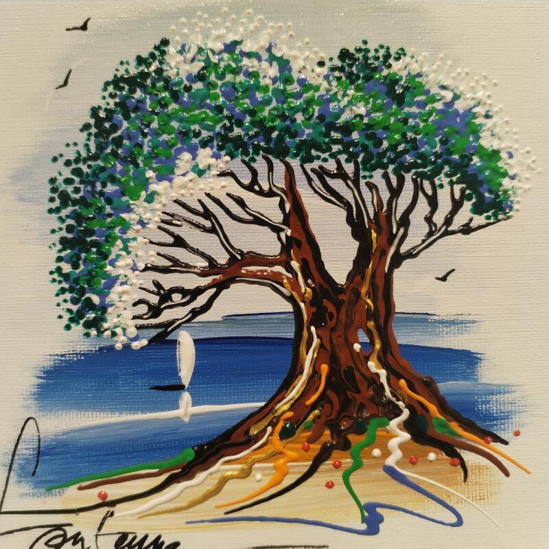 Painting Ton bel Olivier by Fonteyne David | Painting Figurative Acrylic