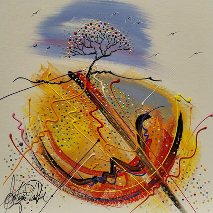 Pintura Ton énergie por Fonteyne David | Pintura Figurativo Acrílico