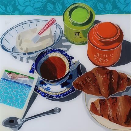 Peinture David avait choisi Berlin par Auriol Philippe | Tableau Figuratif Acrylique, Plexiglas, Posca Natures mortes