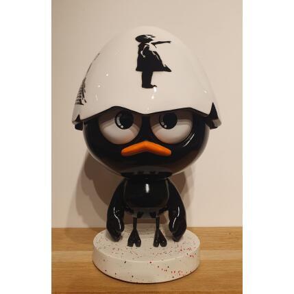 Sculpture CALI BANKSY Tribute par Le Marquis | Sculpture