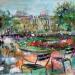 Gemälde Paris spring von Solveiga | Gemälde Acryl