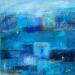 Painting Blue moments by Solveiga | Painting Acrylic