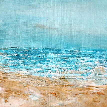 Painting Les pieds dans le sable by Levesque Emmanuelle | Painting Oil