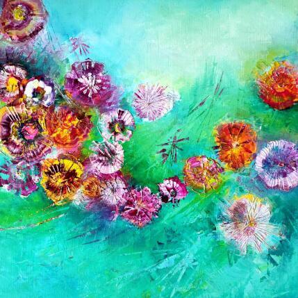 Painting Fleurs d'été by Levesque Emmanuelle | Painting  Oil