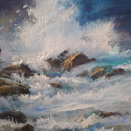 Pintura Rompeolas por Cabello Ruiz Jose | Pintura Figurativo Aceite Iconos pop, Paisajes