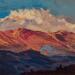 Peinture Nube sobre los cerros par Fran Sosa | Tableau Figuratif Paysages Nature Huile