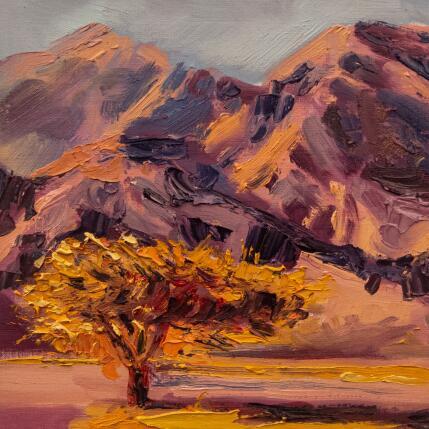 Painting Pequeño algarrobo by Fran Sosa | Painting Figurative Oil Landscapes, Nature