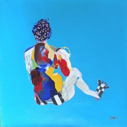 Gemälde La mer, la mer, la maire...  von Cressanne | Gemälde Figurativ Acryl, Sand Akt