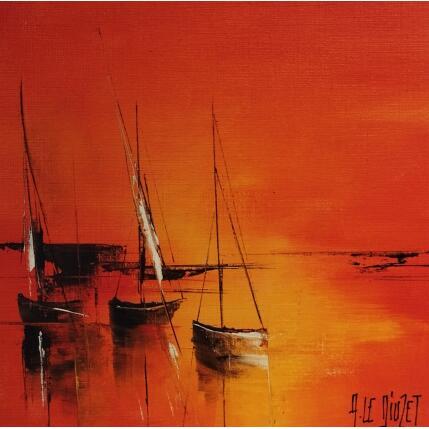 Painting Octomarine 35 by Le Diuzet Albert | Painting Figurative Oil Pop icons