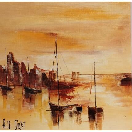 Painting Composing 50 by Le Diuzet Albert | Painting Figurative Oil Pop icons