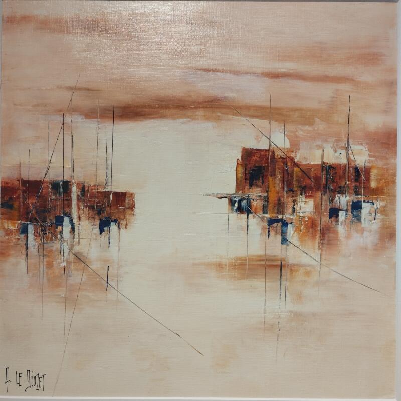 Painting Composition KZ 13 by Le Diuzet Albert | Painting Figurative Oil