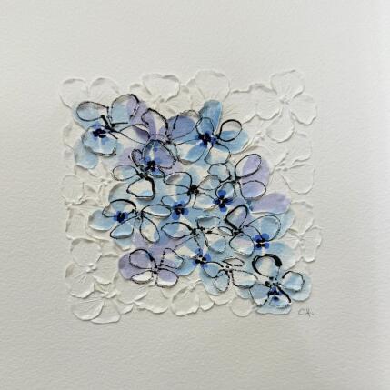 Peinture Yamato par Caitrin Alexandre | Tableau Impressionnisme Aquarelle, Encre Minimaliste, Nature, Paysages