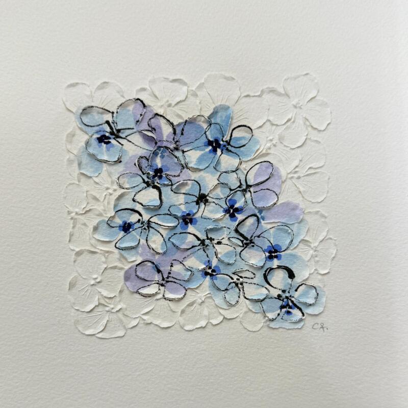 Peinture Yamato par Caitrin Alexandre | Tableau Impressionnisme Paysages Nature Minimaliste Aquarelle Encre