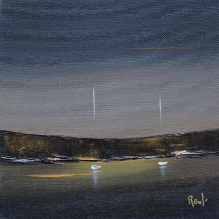 Peinture Ambiance marine 84 par Roussel Marie-Ange et Fanny | Tableau Figuratif Huile Marine, Minimaliste