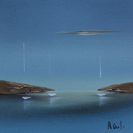 Peinture Plénitude 84 par Roussel Marie-Ange et Fanny | Tableau Figuratif Huile Marine, Minimaliste