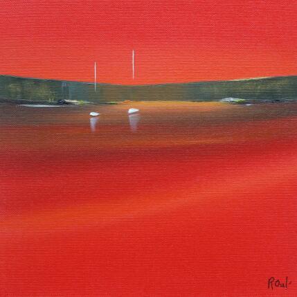 Peinture Impression marine 84 par Roussel Marie-Ange et Fanny | Tableau Figuratif Huile Marine, Minimaliste