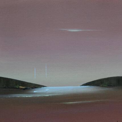 Painting Instant d'émotion 84 by Roussel Marie-Ange et Fanny | Painting Figurative Oil Marine, Minimalist