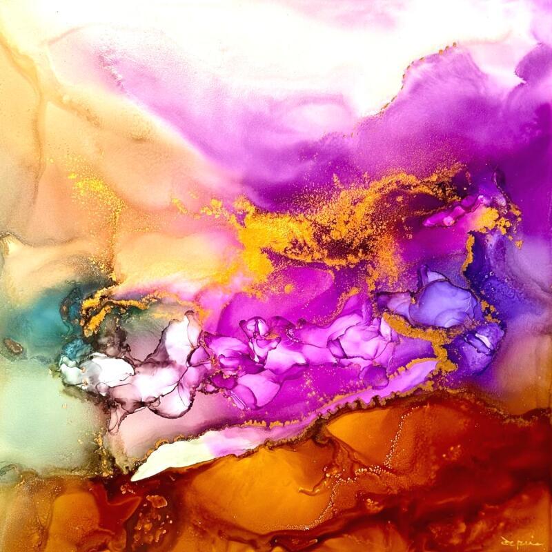 Peinture 2907 Joyaux de Louvre par Depaire Silvia | Tableau Abstrait Mode Minimaliste Acrylique