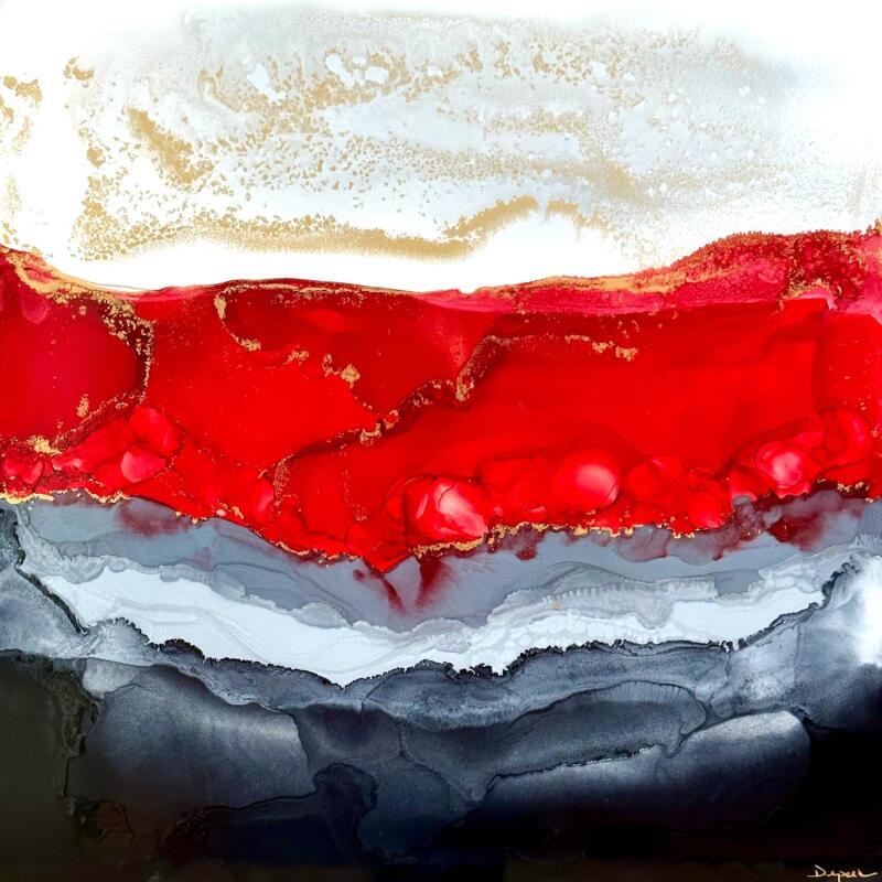 Painting 2541 Poésire Florale by Depaire Silvia | Painting Abstract Landscapes Minimalist Acrylic