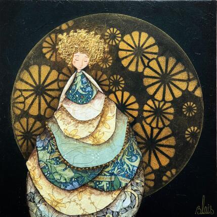 Gemälde Sidonie von Blais Delphine | Gemälde Figurativ Acryl, Collage Alltagsszenen, Kinder, Pop-Ikonen