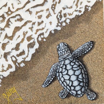 Peinture Tortillon par Geiry | Tableau Matiérisme