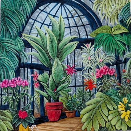 Pintura Esplendor botanico por Geiry | Pintura Tema