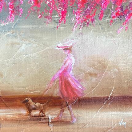 Peinture l'heure de la promenade par Vinnie | Tableau Figuratif Huile