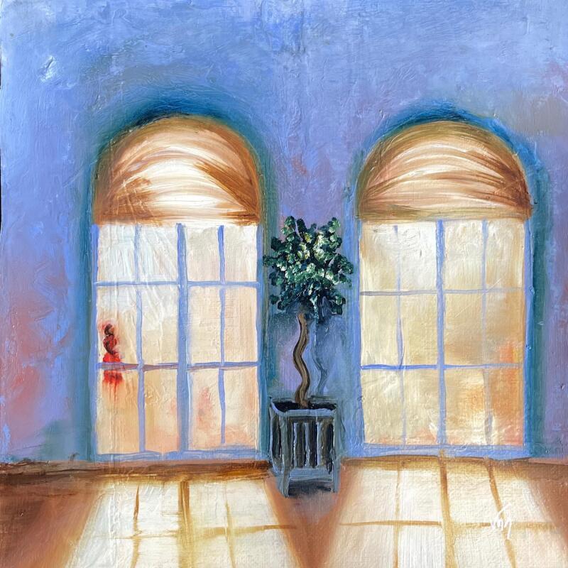 Painting discrète  by Vinnie | Painting Figurative Oil