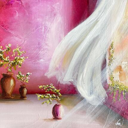 Peinture ondes fondues par Vinnie | Tableau Figuratif Huile