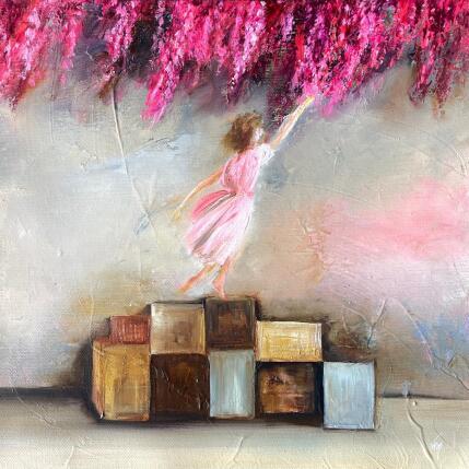 Painting mademoiselle by Vinnie | Painting Figurative Oil